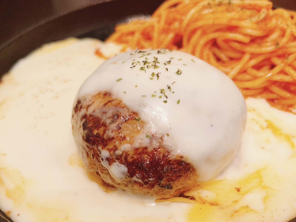 泳ぐ！チーズハンバーグフォンデュ