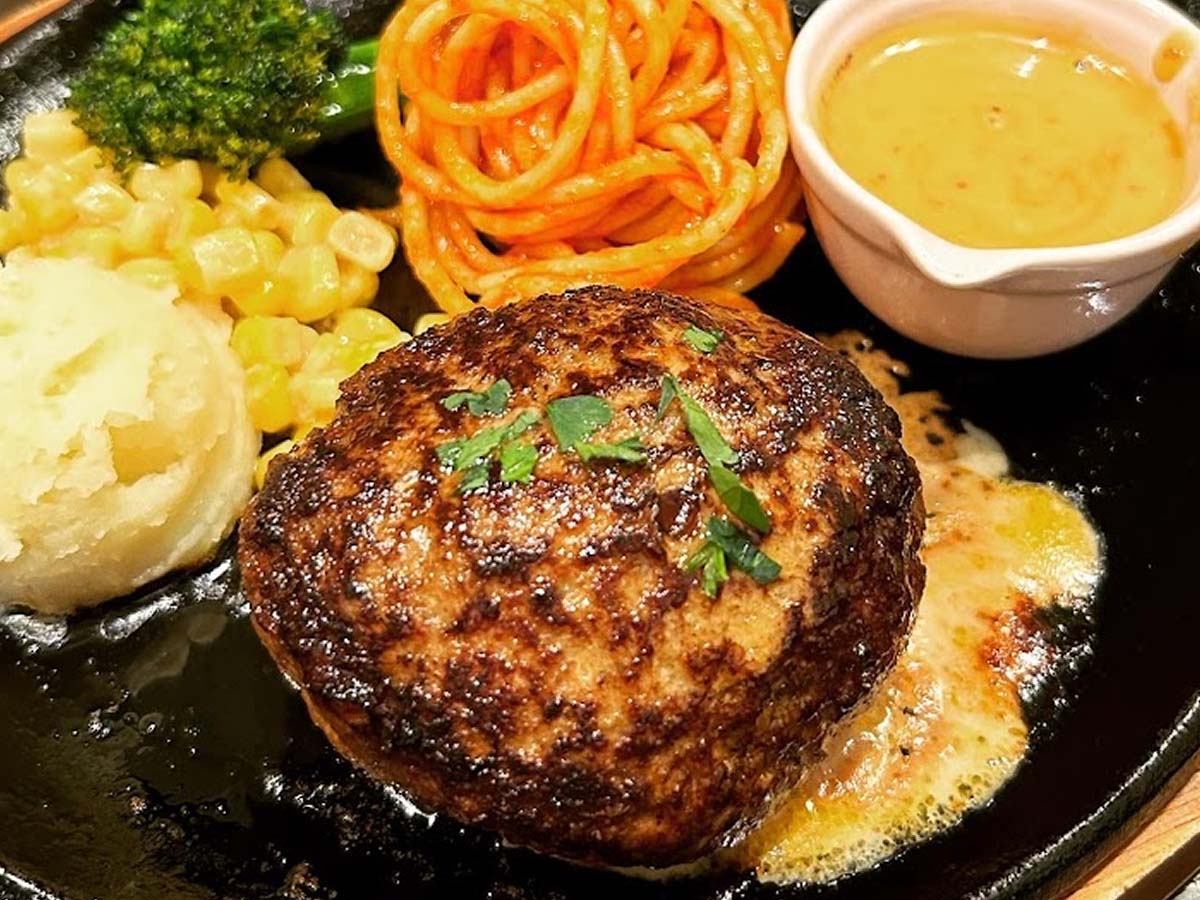 鉄板ハンバーグ